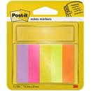Post-it® Page Marker, Verschiedene Farben, 15 mm x 50 mm, 100 Blatt/Block, 5 Blöcke/Packung, 100% PEFC SGSCH-PEFC-COC-110078