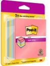 Post-it® Super Sticky Würfel, farbig, 440 Blatt, 76 x 76 mm, 100% PEFC SGSCH-PEFC-COC-110078