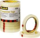 Scotch® Transparentes Klebeband 550, 12 mm x 66 m, 12 Rollen