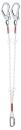 3M™ Protecta® Rückhalteseil, Doppelstrang, 1,30 m, AL432/1