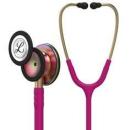 3M™ Littmann® Classic III™ Stethoskop zur Überwachung, 5806, regenbogenfarbenes Bruststück, himbeerroter Schlauch, 69 cm