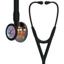 3M™ Littmann® Cardiology IV™ Stethoskop für die Diagnose, 6240, hochglänzendes, regenbogenfarbenes Bruststück, schwarzer Schlauc