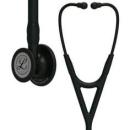 3M™ Littmann® Cardiology IV™ Stethoskop für die Diagnose, 6163, Black-Edition Bruststück, Schlauch, Schlauchanschluss und Ohrbüg