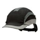 3M™ First Base™ 3 Anstoßkappe 2031219, Elite, Schwarz/Grau, verkürzter Schirm, 55 mm