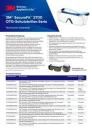 3M™ SecureFit™ 3700 Überbrille, schwarze Bügel, Antikratz-Beschichtung, graue Scheibe IR 3.0, SF3730AS-BLK, 20 pro Packung