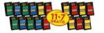 Post-it® Index Promotion-Pack, rot, grün, gelb, blau, 25.4 mm x 43.2 mm, 18 x 50 Haftstreifen