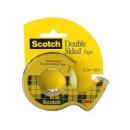 Scotch® Doppelseitiges Klebeband 136SDC-EU, 12 mm x 3.8 m, 1 Rolle im Handabroller