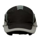 3M™ First Base™ 3 Anstoßkappe 2031217, Elite, Schwarz/Grau, Standard-Schirm, 70 mm, individuell