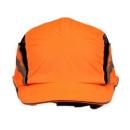 3M™ First Base™ 3 Anstoßkappe 2021874, Classic, fluoreszierende Warnfarbe, Orange, verkürzter Schirm, 55 mm, individuell