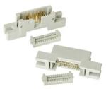3M™ 4610-B050 EB, Wannenstiftstecker für die Kabelmontage, mit Flansch, 10-polig, 4600 Serie, 2,54 mm, 0,76 µm Au, Grau