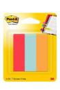 Post-it® Page Marker, 3 verschiedene Farben, 22.2 mm x 73 mm, 50 Blatt/Block, 3 Blöcke/Packung