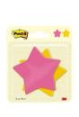 Post-it® Notes In Stanzform, Stern, Rosa und Gelb, 70.5 mm x 70.5 mm, 75 Blatt/Block, 2 Blöcke/Packung, 100% PEFC SGSCH-PEFC-COC-110078