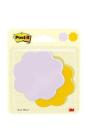 Post-it® Notes In Stanzform, Blume, Rosa und Weiß, 72.5 mm x 72.5 mm, 75 Blatt/Block, 2 Blöcke/Packung, 100% PEFC SGSCH-PEFC-COC-110078