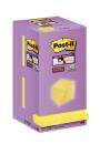 Post-it® Super Sticky Notes, Gelb, 76 mm x 76 mm, 90 Blatt/Block, 16 Blöcke/Packung, Kartonverpackung, 100% PEFC SGSCH-PEFC-COC-110078