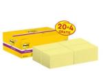 Post-it® Super Sticky Notes, Gelb, 76 mm x 127 mm, 90 Blatt/Block, 24 Blöcke/Packung, Kartonverpackung, 100% PEFC SGSCH-PEFC-COC-110078