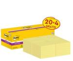 Post-it® Super Sticky Notes, Gelb, 76 mm x 76 mm, Promotion, 90 Blatt/Block, 20 Blöcke + 4 Gratis/Packung, Kartonverpackung, 100% PEFC SGSCH-PEFC-COC-110078