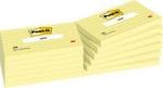 Post-it® Notes, Gelb, liniert, 76 mm x 127 mm, 12 Blöcke