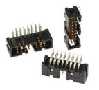 3M™ N2516-5002 RB, Wannenstiftstecker, Low Profile, 90° abgewinkelt, 16-polig, 2500 Serie, 2,54 mm, 0,76 µm Au, Schwarz