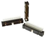 3M™ N2534-5002 RB, Wannenstiftstecker, Low Profile, 90° abgewinkelt, 34-polig, 2500 Serie, 2,54 mm, 0,76 µm Au, Schwarz