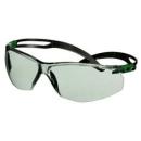 3M™ SecureFit™ 500 Schutzbrille, grün/schwarze Bügel, Antikratz-Beschichtung+ (K), graue Scheibe Schutzstufe IR 1.7, SF517ASP-GRN-EU, 20 pro Packung