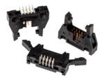 3M™ N3793-5302 RB, Wannenstiftstecker, 90° abgewinkelt, 10-polig, 3000 Serie, 2,54 mm, 0,76 µm Au, Schwarz