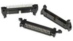 3M™ N3432-5302 RB, Wannenstiftstecker, 90° abgewinkelt, 40-polig, 3000 Serie, 2,54 mm, 0,76 µm Au, Schwarz