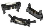 3M™ N3764-5302 RB, Wannenstiftstecker, 90° abgewinkelt, 64-polig, 3000 Serie, 2,54 mm, 0,76 µm Au, Schwarz