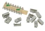 3M™ 3473-6600, Buchsenstecker für die Kabelmontage, 10-polig, 3000 Serie, 2,54 mm, 0,76 µm Au Grau