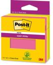 Post-it® Super Sticky Notes, Verschiedene Farben, 76 mm x 76 mm, 45 Blatt/Block, 3 Blöcke/Packung, 100% PEFC SGSCH-PEFC-COC-110078