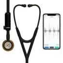 3M™ Littmann® CORE Digital-Stethoskop, hochglanzpoliertes, kupferfarbenes Bruststück, schwarzer Schlauch, Schauchanschluss und O