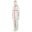 3M™ Schutzanzug 4565, Weiß + Rot, Typ 4/5/6, 3XL