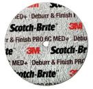 Scotch-Brite™ Deburr and Finish Pro Kompaktscheibe DP-UW, 50 mm x 6,35 mm x 6,35 mm, 6C MED+