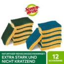 Scotch-Brite® Naturfaserschwamm-Set; 6 Classic und 6 Delicate Reinigungsschwämme, insgesamt 12 Stück für eine gründliche tägliche Reinigung