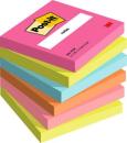 Post-it® Notes, Poptimistic Collection, 76 mm x 76 mm, 100 Blatt/Block, 6 Blöcke/Packung, 100% PEFC SGSCH-PEFC-COC-110078