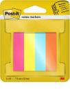 Post-it® Page Marker, Poptimistic Collection, 15 mm x 50 mm, 50 Blatt/Block, 4 Blöcke/Packung, 100% PEFC SGSCH-PEFC-COC-110078