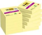 Post-it® Super Sticky Notes Promotion, Gelb, 47,6 mm x 47,6 mm, 12 Blöcke à 90 Blatt zum Vorteilspreis