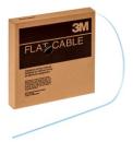 3M™ 3601/06 SF, Flachbandkabel, 06-polig, 3601 Serie, Litzenleiter, 1,27 mm, Weiß, 30,5 m/Rolle