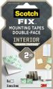 Scotch-Fix™ Innenmontagequadrate 4496-ST16-P, 25 mm x 25 m, 16 Streifen/Packung