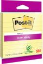 Post-it® Super Sticky Notes im Großformat, Gelb, Liniert, 101 mm x 101 mm, 45 Blatt/Block, 1 Block/Packung, 100% PEFC SGSCH-PEFC-COC-110078