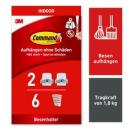 Command™ Besenhalter GP007-2, 2 Haken, 6 Strips/Packung