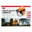 3M™ Schutzhelm-Kombi-Set für die Forstwirtschaft G3000CUVFORESTC1, Helm, Ohrenschützer, Netzvisier aus Stahl, 1 Set/Packung