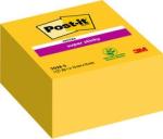Post-it® Super Sticky Notes Würfel, Gelb, 76 mm x 76 mm, 350 Blatt/Block, 1 Block/Packung, 100% PEFC SGSCH-PEFC-COC-110078