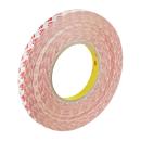 3M™ Doppelseitiges Klebeband GPT-020, Transparent, 15 mm x 50 m, 0.2 mm