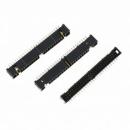 3M™ D2510-6V0C AR-WD, Wannenstiftstecker, Low Profile, SMT, 180° gerade, 10-polig, 2,54 mm, 0,25 µm Au, Schwarz