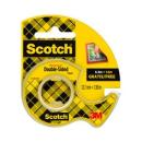 Scotch® doppelseitiges Klebeband, 12,7 mm x 7,89 m, 25 % extra KOSTENLOS mit Handabroller