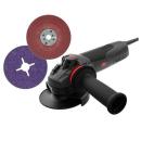 3M™ Elektro-Winkelschleifer, Set 73981, 125 mm, 1.900 W, mit Scheibe 982XC (25) und geripptem Stützteller, 1 Set/Verpackung
