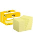Post-it® Notes, Gelb, 51 mm x 76 mm, 100 Blatt/Block, 12 Blöcke/Packung, Kartonverpackung, 100% PEFC SGSCH-PEFC-COC-110078