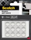 Scotch® Stoßabsorbierende Elastikpuffer SP91A59, selbsthaftend, transparent, Ø 13 mm, 12/Packung