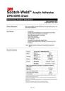 3M™ Scotch-Weld™ 2-Komponenten-Konstruktionsklebstoff auf Acrylatbasis DP8410NS, Grün, 50 mL Duo-Pak, 12 Each/case