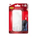 Command™ Utility Hook 17010FESIP, Weiß, X-Large für Schwergewichte < 4,5 kg, 1 Haken + 2 Streifen